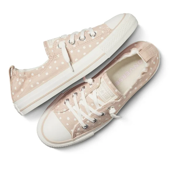Converse Women's Polka Dot Sneakers - Pink - Picture 1 of 8